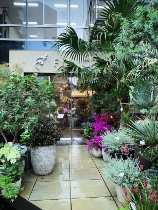 overture店近くのお花屋さん