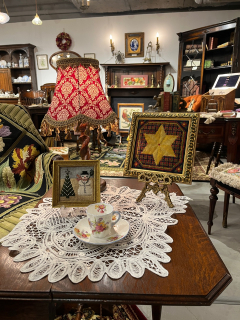 暖かなクリスマスディスプレイ