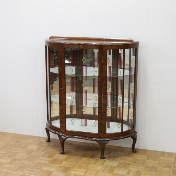 グラスキャビネット | ウォールナット 1940年代 | 401-Q-0159