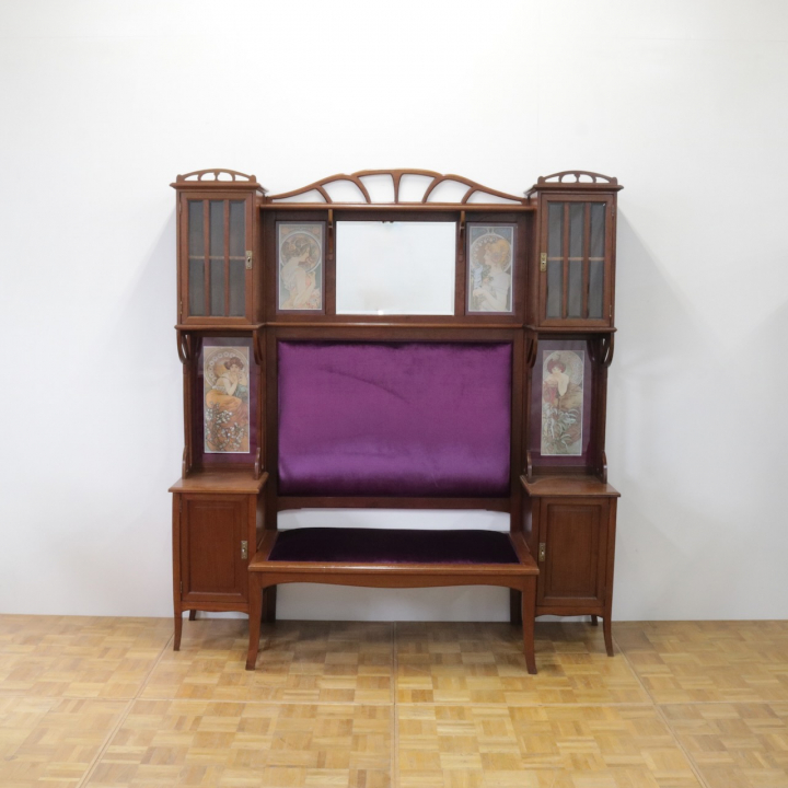 ベンチ | ウォールナット 1900年代 | 503-B-0169