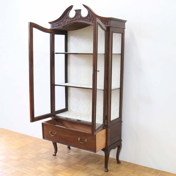 グラスキャビネット | マホガニー 1920年代 | 203-I-0067