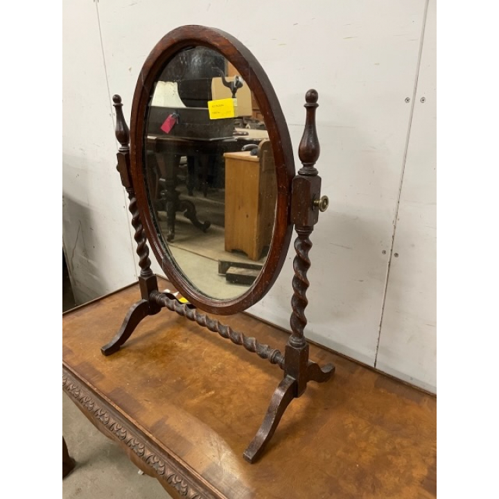 トイレットミラー | オーク 1930年代 | 502-V-0557