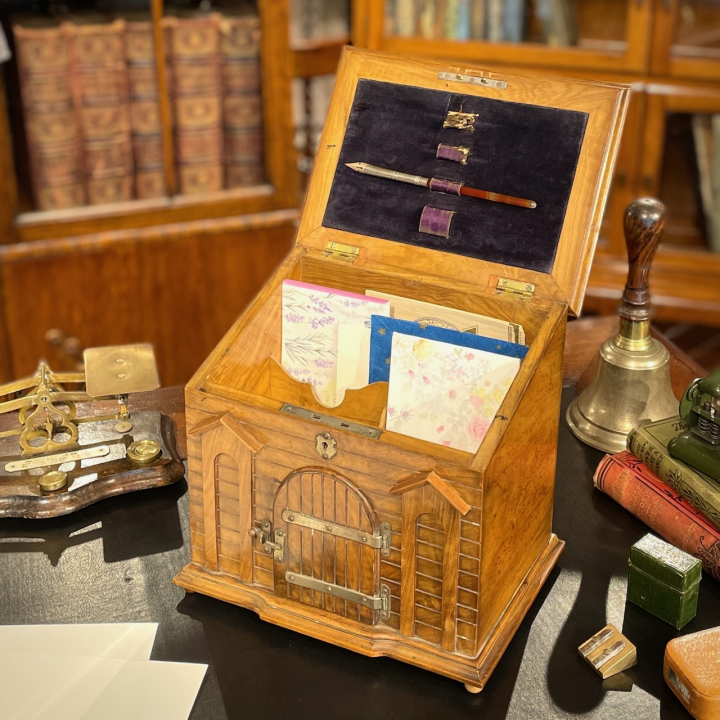 ステーショナリーボックス | ウォールナット 1880年代 | 406-U-0944