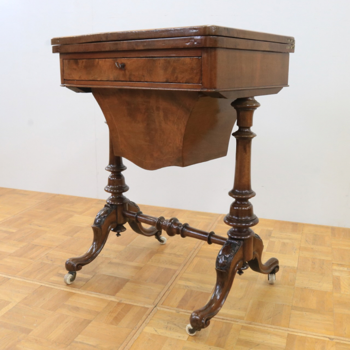 カードテーブル | ウォールナット 1890年代 | 404-T-0016