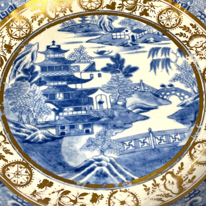 プレート | 陶磁器  1800年代 | 502-V-0413