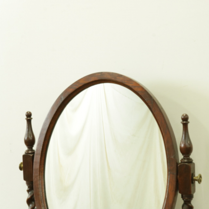 トイレットミラー | オーク 1930年代 | 502-V-0557