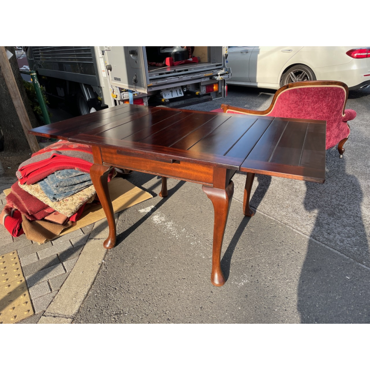  ドローリーフテーブル（4本脚）| マホガニー 1930年代 | 999-A-1823