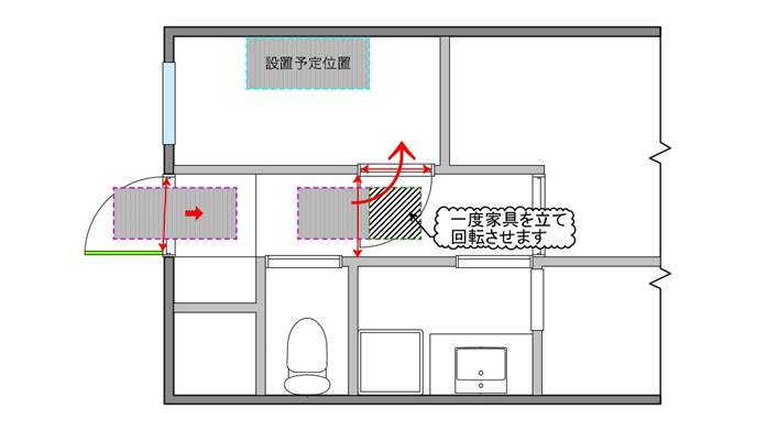 搬入経路確認図