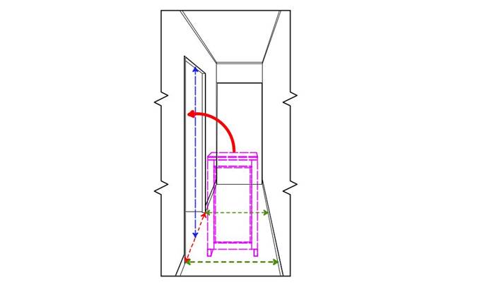 搬入経路確認図